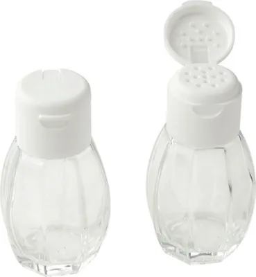 Produktbild von FACKELMANN Ersatzglas 2-tlg. Salz, Pfeffer, Höhe: 75 mm