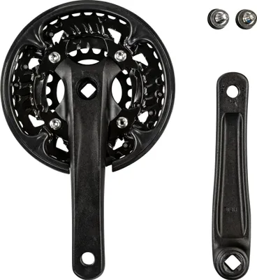 Produktbild von Wheeltop TCXC2E-HF1 Fahrrad Kurbel 3-fach 40-30-22 Zähne 170 mm Kurbelgarnitur Kettenradgarnitur Trekking Bike