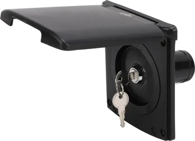 Image de Trappe de remplissage d'eau pour camping-car avec couvercle magnétique et serrure anti-poussière ABS Square Trailer Water Fill Hatch Inlet for Motorhome Boat