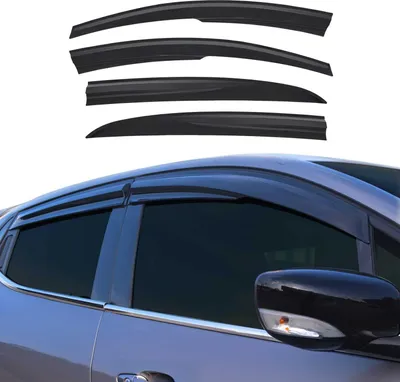 Produktbild von 4x Windabweiser Regenabweiser für Hyundai i20 Schrägheck 2008-2015 Acryl Dunkel