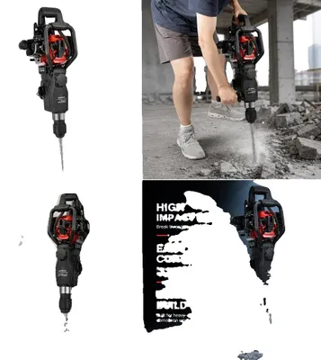 Obrázok produktu pre Demolačný kladivo, 1000 W, 33 cm³, energia úderu 30 J, 3200 úderov za minútu, ručný štart