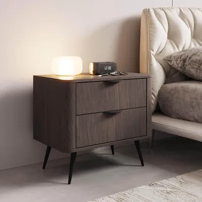 Produktbild von Nachttisch G Veris 2s 63cm Eiche Dunin + Schwarz