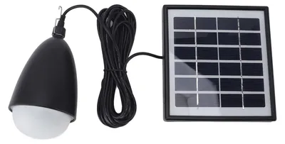 Obrázek produktu pro Solární žárovka pro venkovní použití, přenosná dobíjecí LED lampa pro venkovní použití ve stanu, při kempování, na túrách, v kurníku