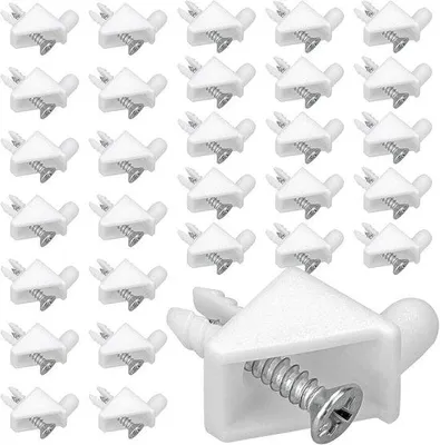 Produktbild von Reserveplankdrager - 30 Stück - 5 mm - Weiß - Ideal für Kastenreparatur