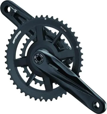Produktbild von FSA Kurbelgarnitur Gossamer Pro MegaExo AGX+ 175 mm Schwarz - steif & leicht ...
