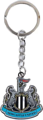 Produktbild von Newcastle United FC - Schlüsselanhänger Wappen BS4521 (Einheitsgröße) (Silber/Blau)