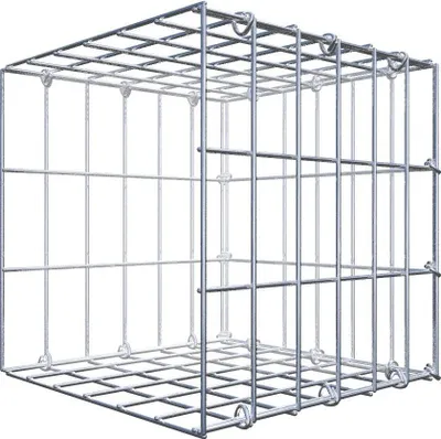 Produktbild von Anbaugabione Typ 2 30 cm x 30 cm x 30 cm, Maschenweite 5 cm x 10 cm, C-Ring