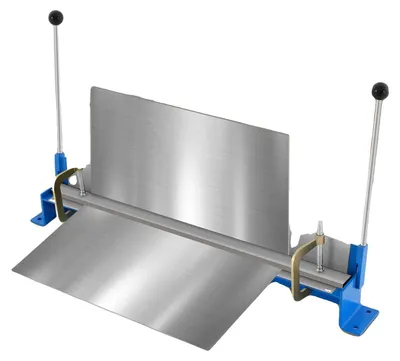 Imagen del producto de Máquina manual para doblar, ángulo de doblado de 0-90°, construcción duradera, color plateado