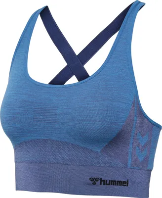 Produktbild von hummel hmlCLEA Seamless Sports Top 7197 - riviera/insignia blue melange XS