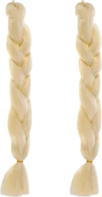 Produktbild von Soulima 23556 Kunsthaar, Zopf, blond, 2 Stück