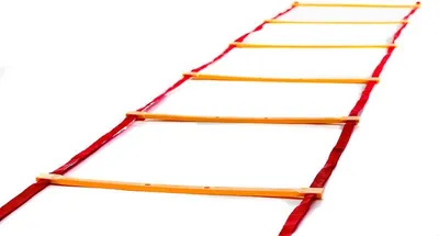 Produktbild von Muscle Power Speed Ladder 8,5 m Koordinationsleiter Gelb/Rot