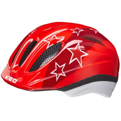 Zdjęcie produktu dla Kask dziecięcy KED MEGGY II, kolor: Red Stars, rozmiar: 52-58 (M)
