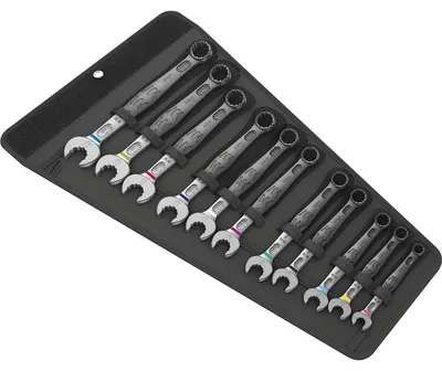 Produktbild von Wera 6003 Joker 11 Set 1 Ringmaulschlüssel Maulschlüssel 05020231001 11 teilig