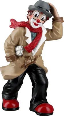 Produktbild von Gilde Clown, "Stürmische Zeiten", Kunstharz, mehrfarbig, VE 1, L. 8 cm, B. 9 cm, H. 15 cm 10280 4063387102800
