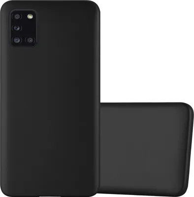 Image de Cadorabo Housse pour Samsung Galaxy A31 Housse en noir Housse pour portable TPU Silicone Etui Cover Case