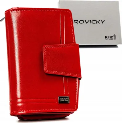 Produktbild von Rovicky Portemonnaie aus Leder für Frauen Revelationn rot One size