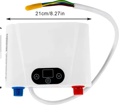 Image de Chauffe-eau instantané,tactile, BLANC