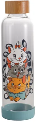 Image de Disney – Les Aristocats – Bouteille en verre pour l'eau, 500 ml