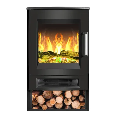 Zdjęcie produktu dla Elektryczny kominek o mocy 900W/1800W. Elektryczny kominek, 8 kolorów płomieni, stojący model, z pilotem