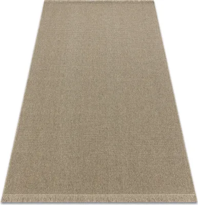 Zdjęcie produktu dla Dywan wełniany VILLA 8986/69500 Jednolity SIZAL, płaskotkany ciemny beż beżowy 80x150 cm