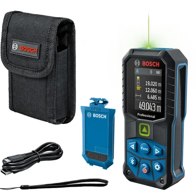 Image de Télémètre laser BOSCH 0601072U01 - GLM 50-27 CG Bluetooth avec batterie Li-ion BA 3.7V 1.0Ah A