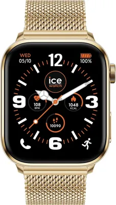 Obrázok produktu pre Ice Watch - 024656 - Smart hodinky - dámske - Ice Smart 3.0 Rectangular 1.78 Gold/Milanese
