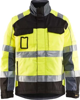 Produktbild von Blakläder High Vis Winterjacke 4851 1811 in gelb/schwarz, Größe:2XL
