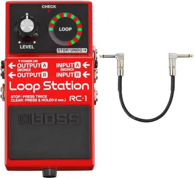 Produktbild von Boss RC-1 Loop Station Looper-Pedal mit Patchkabel