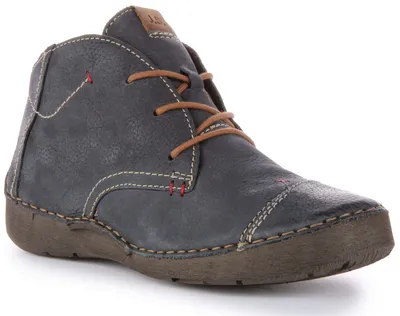 Produktbild von Josef Seibel Fergey 18 Frauen Schnürung Leder Chukka Stiefelette Blau – undefined / Blau