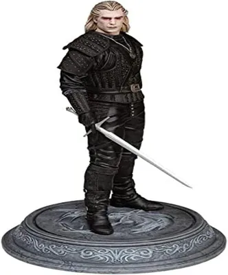Produktbild von Dark Horse The Witcher Geralt von Riva Figur 17 cm (Netflix) – Sammelfigur