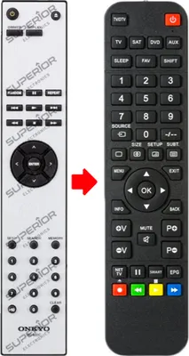 Produktbild von Ersatz Fernbedienung für Onkyo RC-822C | C-7030