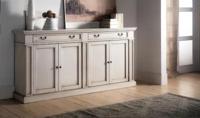Produktbild von Möbel Anrichte Klassische Barock Stil Kommode Sideboard Kommoden Holz Schrank