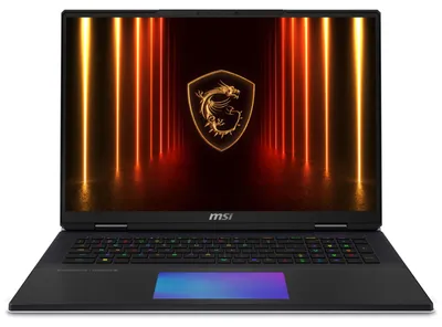 Zdjęcie produktu dla MSI Titan 18 HX A2WJ-1079IT, Intel Core Ultra 9, 45,7 cm (18"), 3840 x 2400 px, 64 GB, 2 TB, Windows 11 Home