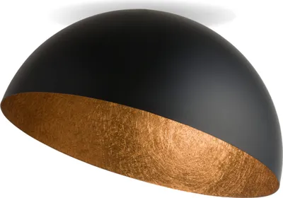 Obrázok produktu pre Čierno-medené dekoratívne okrúhle stropné svietidlo 70 cm do obývačky nad stôl Sfera 1xE27 15W Sigma Lighting