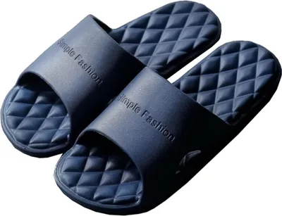 Produktbild von Badeslipper - Badesandalen - Damen - Leichte Schaumstoff- Badeschuhe - Für den Strand - Für das Schwimmbad - Blau - 44-45