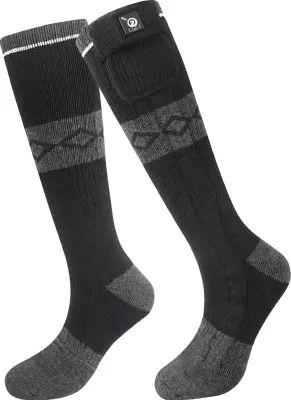 Obrázek produktu pro Vyhřívané ponožky, nastavitelná teplota, dlouhá životnost baterie, vyhřívané ponožky SS05B, XL