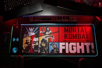 Produktbild von Numskull Mauspad Mortal Kombat, + wireless Charge 30x80cm