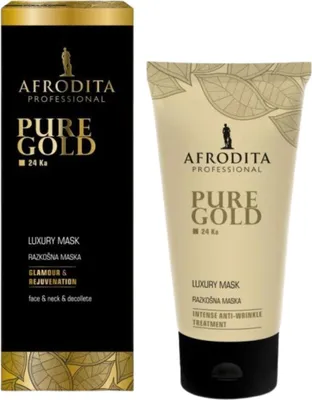 Image de Masque visage de luxe Afrodita Pure Gold 24 carats