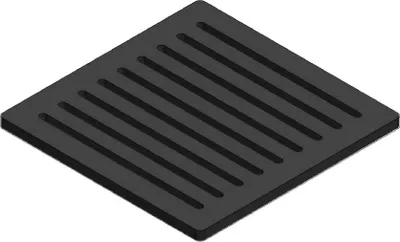 Produktbild von Kaminrost / Ascherost 220x220x10mm passend für Rokossa**