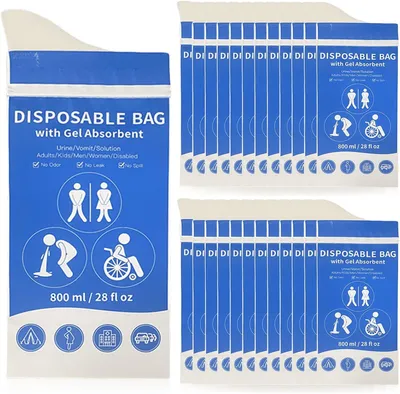 Produktbild von Einweg Urinbeutel 800 ml, Gel, Hygienisch, für Notfälle