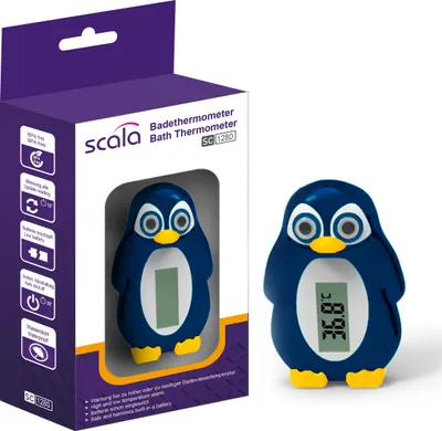 Produktbild von scala SC 1280 Badethermometer, Pinguin