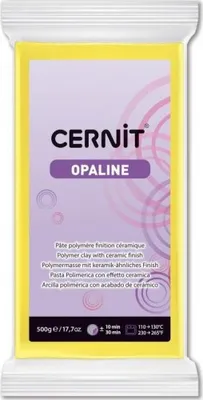 Obrázek produktu pro Cernit Opaline Polymerová hmota Yellow 500 g