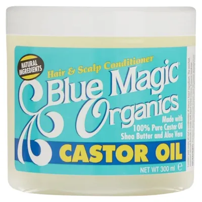 Image de Blue Magic Organics Huile de ricin 340g