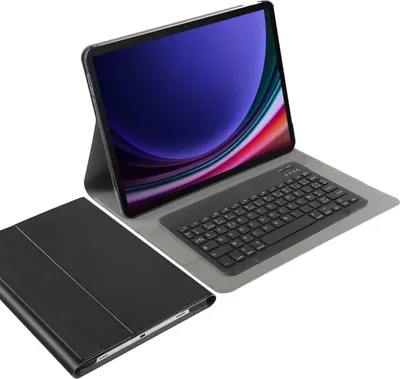 Produktbild von Hülle Samsung Galaxy Tab S10+, Galaxy Tab S9 FE+, Galaxy Tab S9+ Schutzhülle - Cazy - Schwarz
