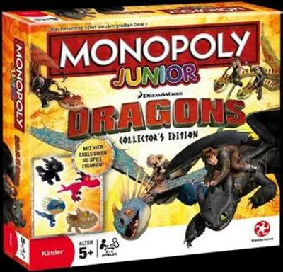 Immagine prodotto di Winning Moves WIN44161 - Monopoly Junior - Edizione da collezione "Draghi" - Gioco