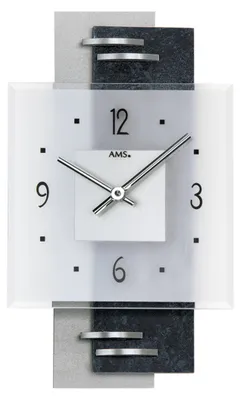 Produktbild von AMS Quarz-Wanduhr, Quarzwerk, 22x36x5cm, 9245