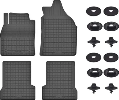 Produktbild von Gummimatten Mit Stoppern Für: Ford Puma Ii (2019-) Schwarz Set