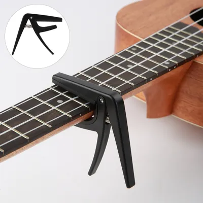 Produktbild von Ukulele Tuner Capo Clamp Quick Clip Kunststoff Gitarre Musikinstrument Zubehör