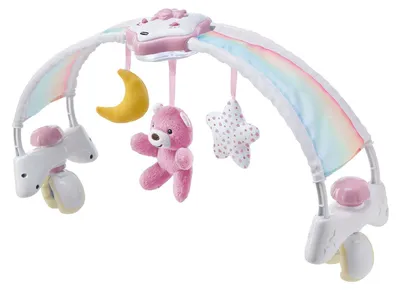 Image de Chicco Arc-en-ciel Arche de jeu rose