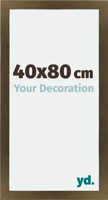 Produktbild von Bilderrahmen, 40x80 cm, Bronze Nachbildung, MDF, Mura